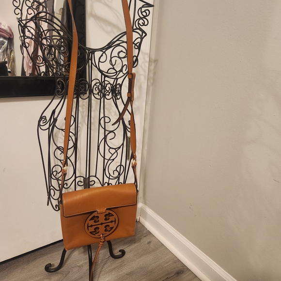 Tory Burch Luggage Color Leather Crossbody Bag - Picture 4 of 16